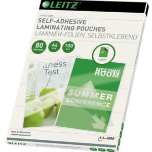 Lamineerimistaskud, Leitz iLAM,  A4, 80mic (100tk) läikiv