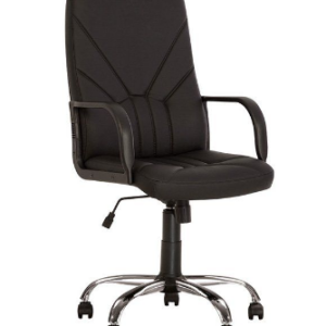 Juhitool Nowy Styl Manager Tilt Chrome ECO30, must kunstnahk