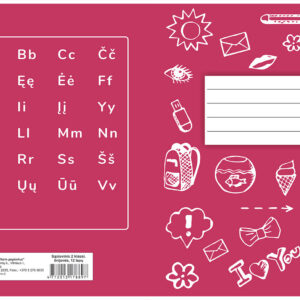 Vihik 2.klass A5, 12 lehte, jooneline(leedu joonestik)