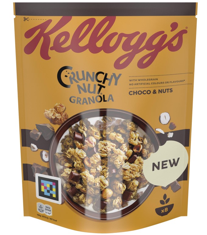 Kellogg Granola šok. Pähkli 380g