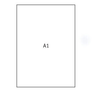 Joonistuspaber A1, 640x900mm, 170 g/m2, 20 lehte