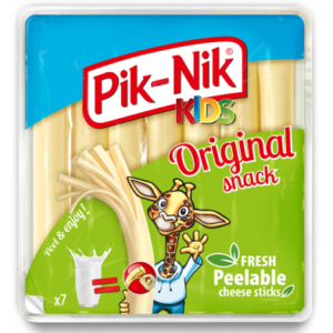 Juustupulgad "Pik-Nik" KIDS ORIGINAL, Värsked rebitavad 40% rasva, 140 g - Pilt 1