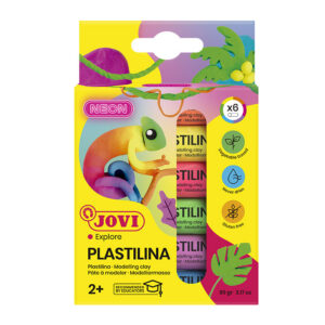 Plastiliini komplekt JOVI, 6 tk, 15g, neoon