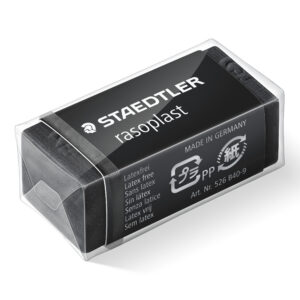 Kustutuskumm STAEDTLER Rasoplast B40, must