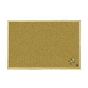Korktahvel BI-OFFICE BUDGET 80x60 cm, puitraam
