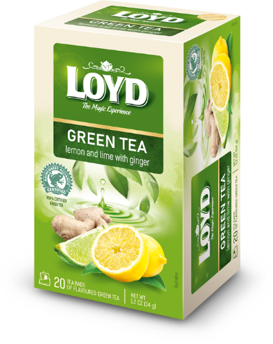Roheline tee Loyd sidruni, laimi ja ingveriga 20x1.7g