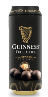 Tumeda šokolaadi kommid GUINNESS koorega, õllepurgis 125g