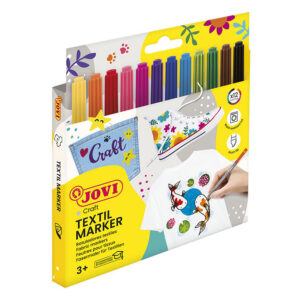 Tekstiilimarker JOVIDECOR, 12tk