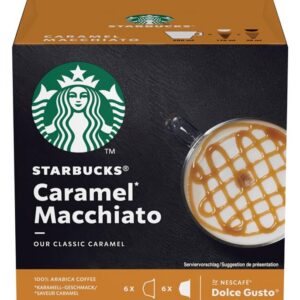 Kohvikapslid STARBUCKS NESCAFE  Dolce Gusto Caramel Macchia 6+6tk 12.78g