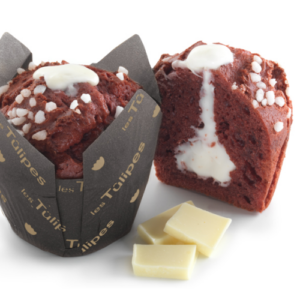 Külmutatud muffinid TULIPES Red Velvet, 110 g