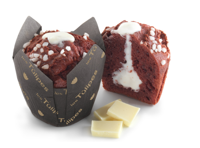 Külmutatud muffinid TULIPES Red Velvet, 110 g