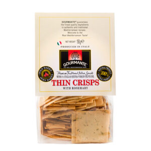 Traditsioonilised Itaalia kreekerid GOURMANTE Thin Crisps, rosmariiniga, 150g