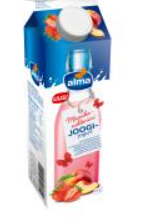 Joogijogurt ALMA, maasika-nektariini, 900g