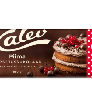 Küpsetusšokolaad KALEV Vilma, piima 190 g