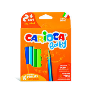 Värvipliiatsid CARIOCA Baby 2+, 10 tk