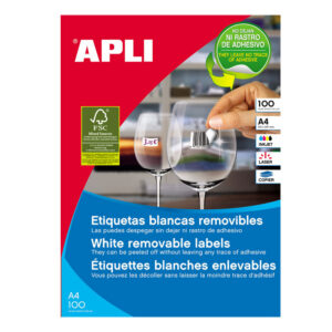 Etiketid eemaldatavad Apli ILC 210x297mm, 100l/pk - Image 1