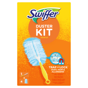 Tolmuharjakomplekt SWIFFER lühike vars+tolmulapid 4tk