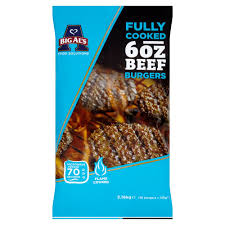 Grillil küpsetatud veiseliha burgeripihv, 16x135g