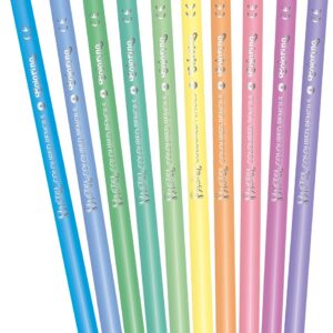 Värvilised pliiatsid Colorino,10 värvi, pastelsed toonid
