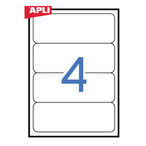 Etiketid Apli ILC registraatorile iseliimuvad 190 x 61mm, 25 tk