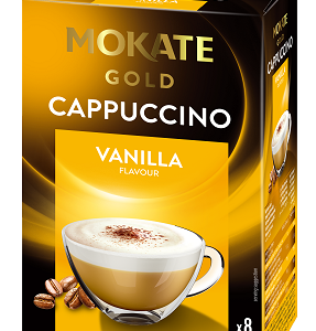 Cappuccino MOKATE GOLD kohvijook Vanilje 12.5g x 8