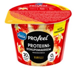 Proteiinikohupiimakreem VALIO, Profeel, vanilli, magusainega, 200g