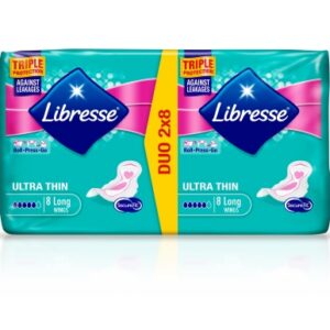 LIBRESSE Hügieeniside Invisible Super Wing Duopakk 3mm, 16tk