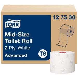Tualettpaber  Advanced Compact  T6, 2-kih, 10cm x100m, valge 127530