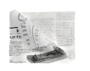 NEWSPAPER, Hamburgeritasku, paberist 150x150 mm, 250 tk