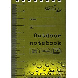 Märkmik SMTL, 125×75 mm, 120 g/m², 48 lehte, ruuduline, veekindel paber