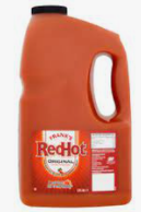 Kaste FRANK'S Red Hot, originaal, 3,78 l