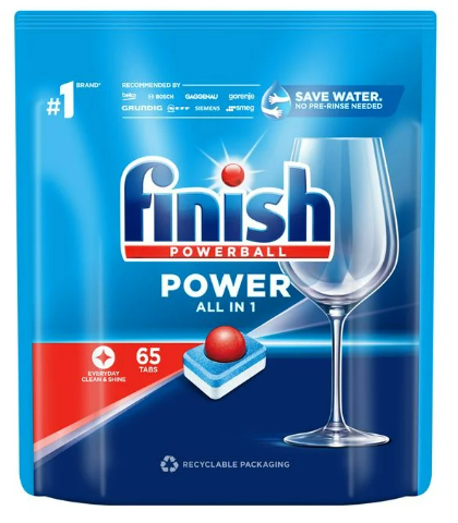 Nõudepesumasina tabletid FINISH Power 65tabl.