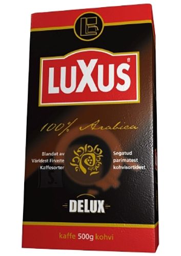 Jahvatatud kohv LUXUS, 100% Arabica, 0,5 kg