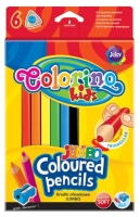 Värvipliiatsid COLORINO JUMBO, kolmnurksed,  6 värvi