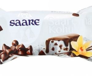 Koorene kohuke SAARE  šokolaaditükkidega, 22%, 40g
