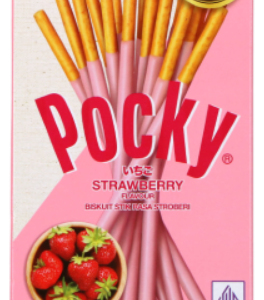 Küpsisepulgad POCKY maasikaglasuuriga 45g