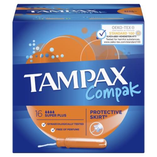 TAMPAX tampoonid Compak Super Plus 16tk