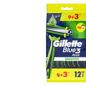 Ühekordne raseerija GILLETTE Blue 3 Sensitve, 9tk +3 tk