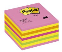 Märkmekuup Post-it 2028NP Lollipop  76x76 mm, 450 lehte, roosa-kollane