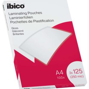 Lamineerimistaskud Ibico A4 125M.Gloss/100taskut