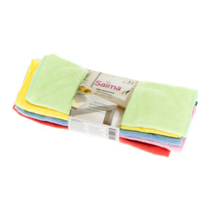 Puhastuslapp mikrokiust SAIMA 30x30cm, 8 tk, assortii