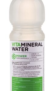 Greibi ja sidrunheina maitseline Power vesi VITAMINERAL 0,75 l