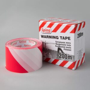 Hoiatuslint 70mm x 200m, punane/valge