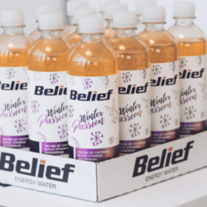 Energiavesi BELIEF gaseeritud Passionimaitseline 530ml, PET