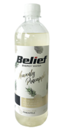 Energiavesi Ananassi BELIEF gaseeritud 530ml