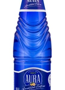 Kergelt karboniseeritud vesi AURA PLUS, sidruni, 0,5L, plastpudel