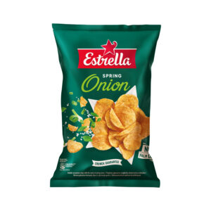 Sibulamaitselised ESTRELLA sakilised kartulikrõpsud 130 g