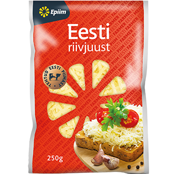 Juust E-PIIM Eesti riivitud,laktoosivaba,26%, 250g