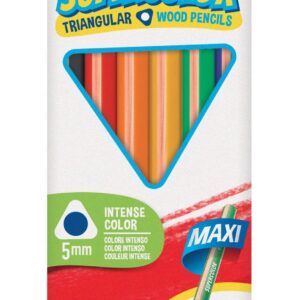 Värvipliiatsid CARIOCA SUPERCOLOR MAXI, 6 värvi