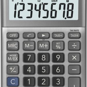 Lauakalkulaator CASIO MS-80F,  metal faceplate